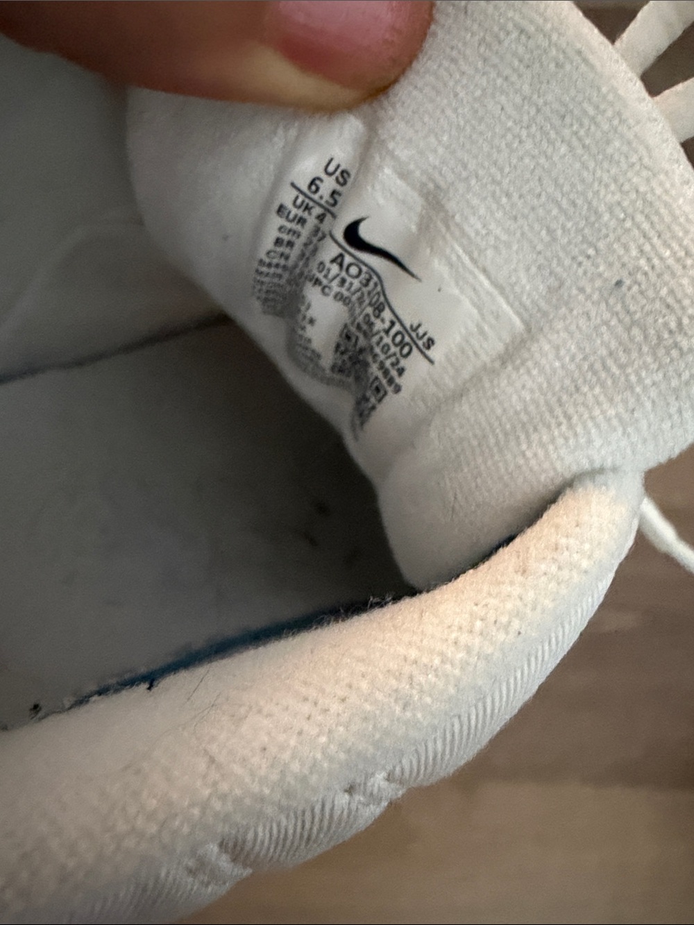 Nike White Chunky Dad Sneakers - Picture 4 of 7